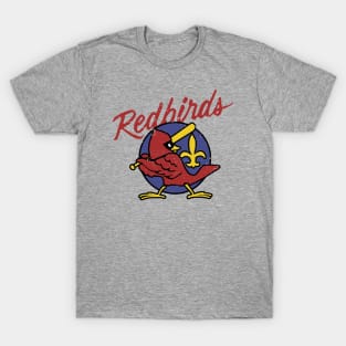 Louisville Redbirds Defunct Vintage Baseball T-Shirt